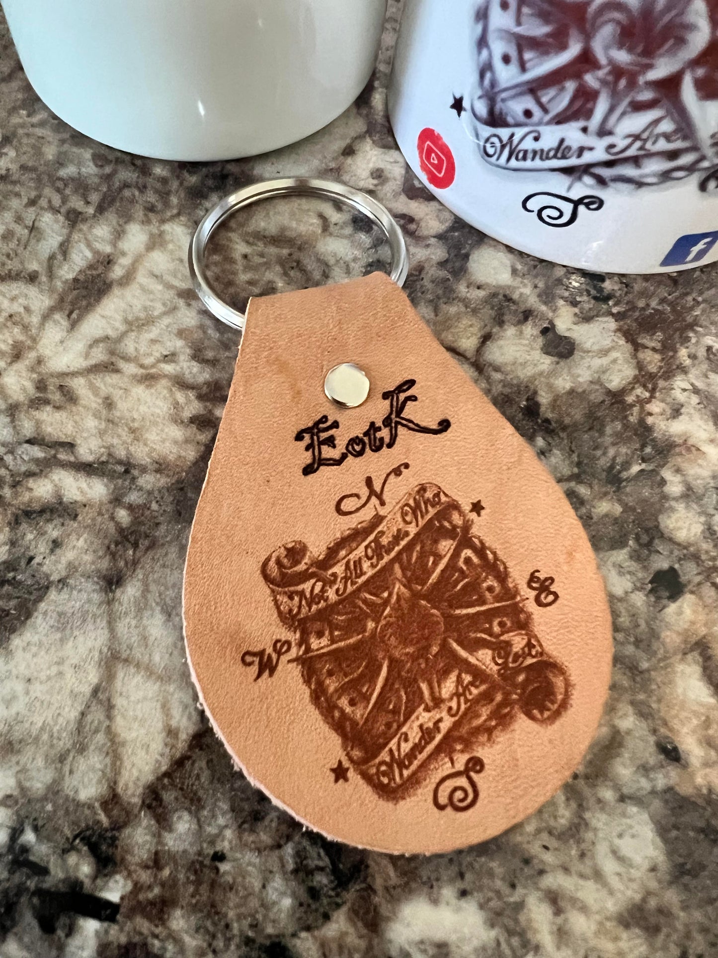 EotK Leather key tag